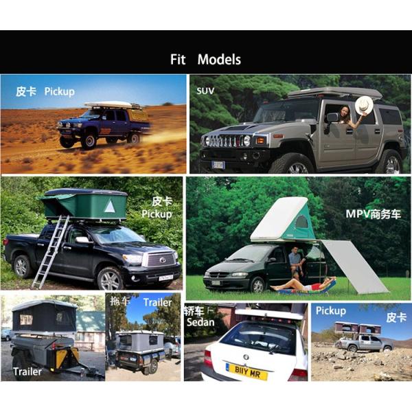 Canvas Car Roof Top Tent with Solar Panel Energy Customizable Options