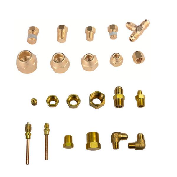 Easy Replacement And Reliable Brass Needle Valve Precision Air Conditioning Brass Fittings