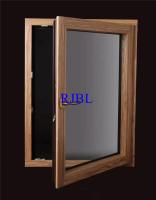 Madeira Windows de alumínio 6mm do revestimento do carbono do flúor com hardware alemão