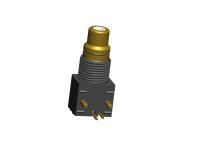 RCA01-003 RCA fêmea Jack, único conector de RCA com chapeamento de ouro