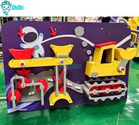 Thème personnalisé Interactive Science Ball Pit Wall Terrain de jeux pour enfants intérieur