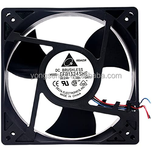 High Quality Delta EFB1324SHE DC 24V 1.38A Small Air Cooling Fan for Danfoss FC302 30KW to 75kw IP20 VFD