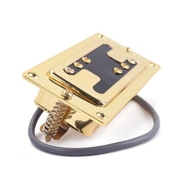 RB Style Mini Style H Tipo Guitarra Elétrica Humbucker Pickup 72x32MM para RickenBacker Style Guitar Gold