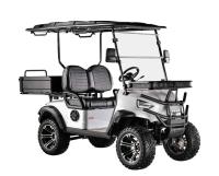 Veículo de caça Buggy Off Road Carro de golfe elétrico 4 lugares 2 + 2 lugares balde de carga sem bateria 4kw