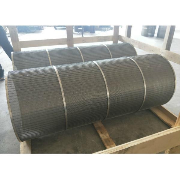 Anti Deformation Sand Control Screens , Stainless Steel Profile Wire Screen