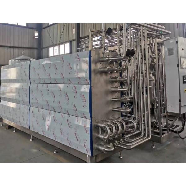 Full-Automatic Cost-Effective Uht Sterilization Equipment For Food&Beverage Factory Tubular Heat Exchange