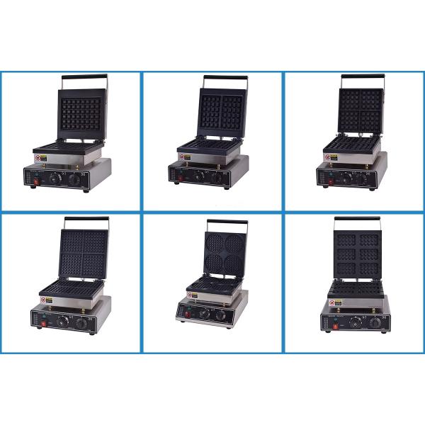 Commercial Stainless Steel Square Electric Egg Waffle Maker