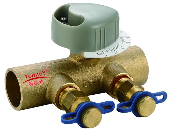 YomteY LF Brass Circuit Setter Balancing Valve CXC