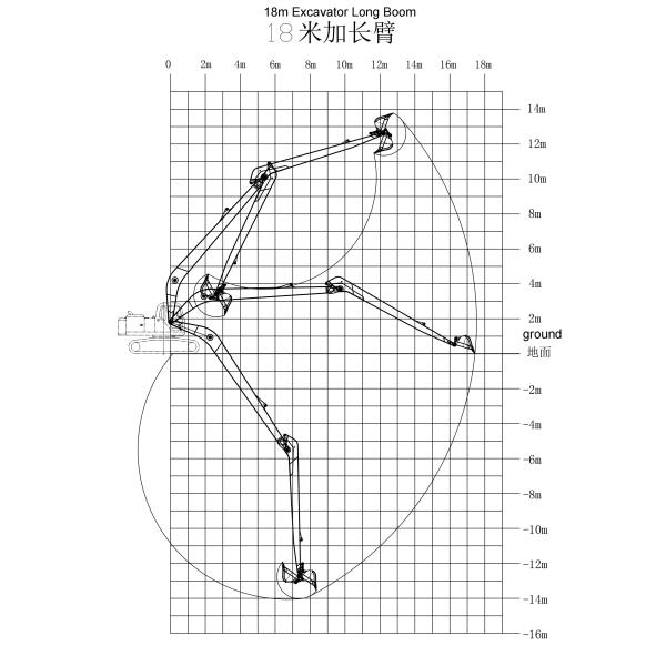 Hot Sale Long Reach Excavator Booms With Bucket Cylinder For Cat Komatsu