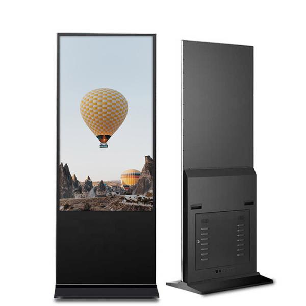 60/50Hz Indoor LCD Digital Signage 50 Inch 350cd/M2 Interactive Digital Signage Kiosk