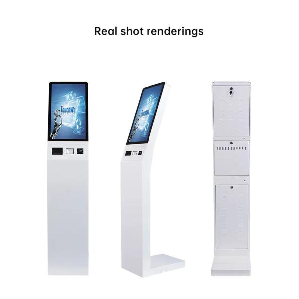 22 Inch Automated Robotic Self Service Payment Kiosk with High Durability and ADA Compliant Touch Screen for Fueling Stations