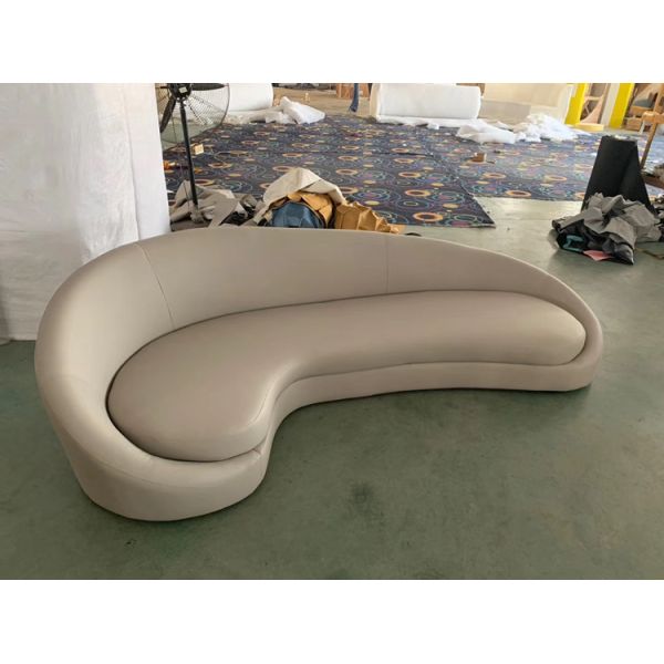 Custom Made Banquette Seating Furniture PU Restaurant Booth Seating Soft Sofa Bench