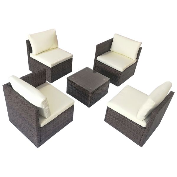Mini Size Cheap Price Metal Frames High Quality Wicker Leisure Conversation Garden Furniture