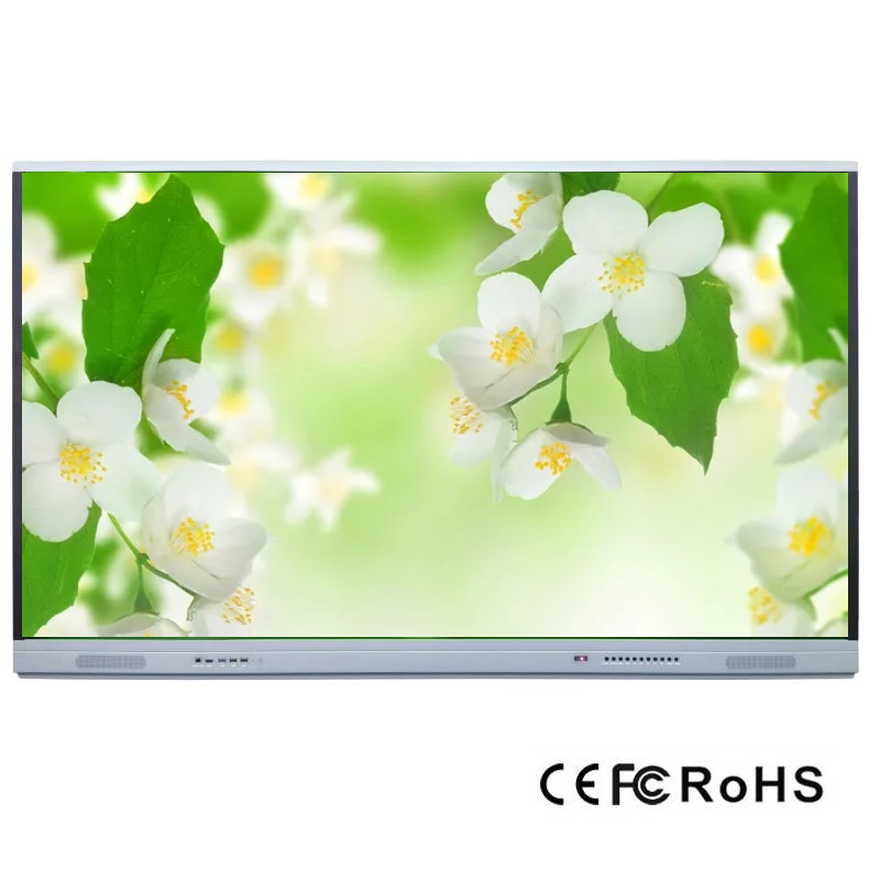 Экран касания Whiteboard 75 дюймов взаимодействующий 1651x929mm, Android8.0, черный и серебряный