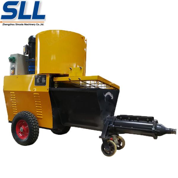 4m3 / H Mortar Spraying Machine Exterior Wall Plastering Pumping Delivery 30m For Building
