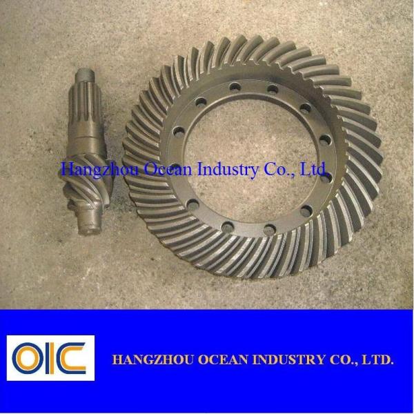 Low Noise Level Crown Wheel and Pinion Long Lasting Durable Component Fits Various Makes Models for Industrial Machinery
