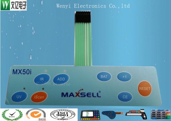 Contact à membrane gravant en refief de bouclier imperméable d'IEM avec dôme de force du contact 250g le poly