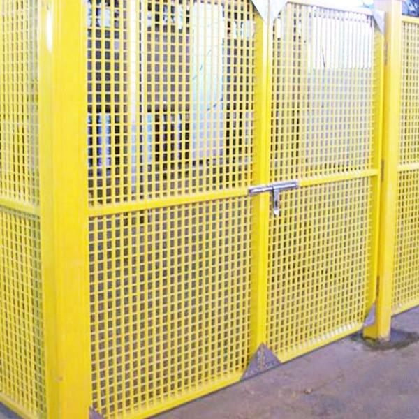 Power Safety FRP Insulated Barrier Gate with Cutting Service GRP Fiberglass Grating
