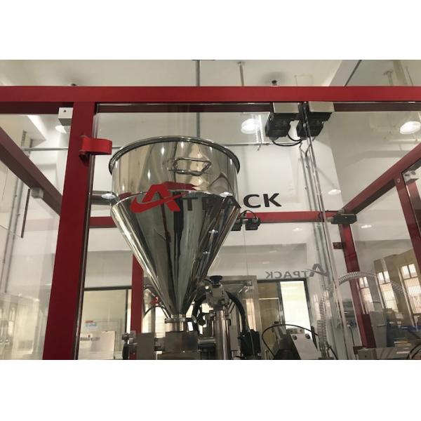 Piston Pump Tube Filling And Sealing Machine Length 50-253mm Laminated Packaging Eco Friendly