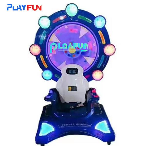 Outside Supermarkets Happy Small Rotate up and down Coin-Operated Plastic Kiddie Ride Arcade Game Machine