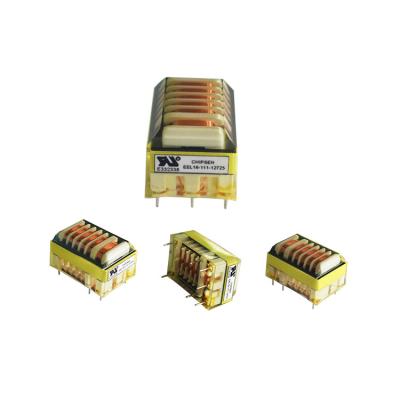 Copper Alarming System Potting Series EEL16 Custom 12v to 15kv UPS Audio Step up High Frequency High Voltage Transformers