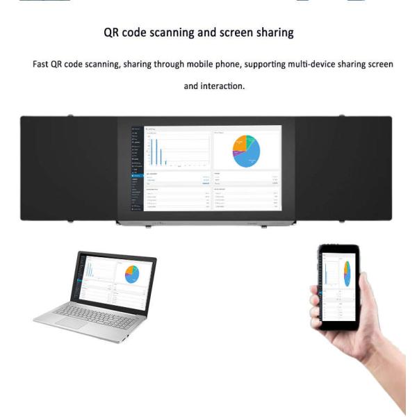 86 Inch Smart Digital Blackboard with Infrared Touch and Dual OS for Interactive Whiteboard Solutions