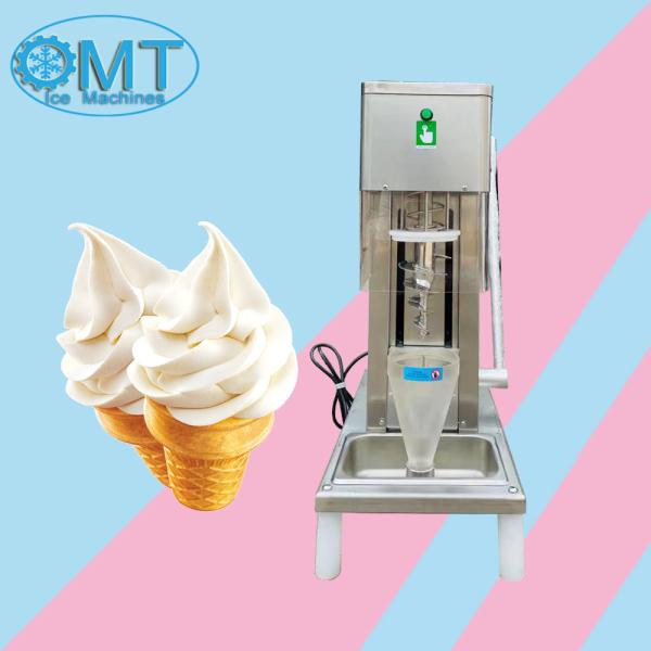 Convenient Ice Cream Blender Machine Smooth Operation Frozen Yogurt Mixing Machine