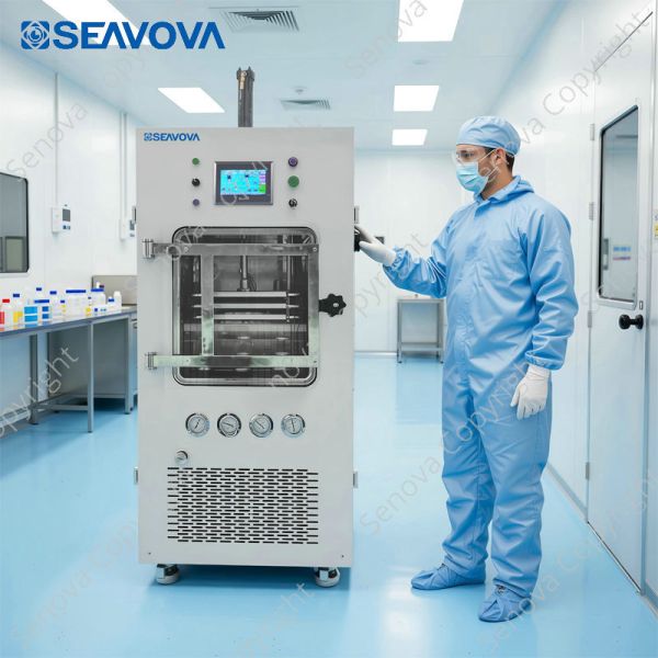 2Kg Pilot Freeze Dryer Stainless Steel 2L Lab Scale Lyophilizer