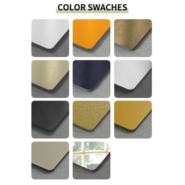 Panneau de mur intérieur métallique personnalisé pour la décoration intérieure