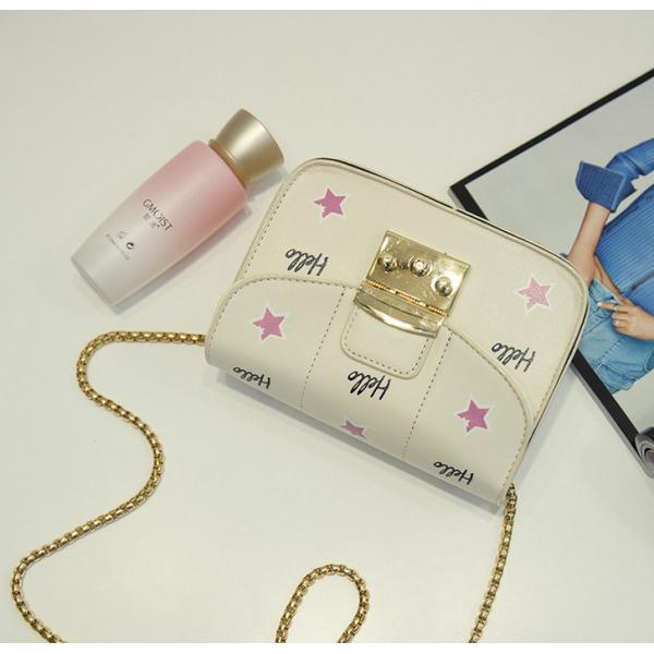 Packet 2016 new wave of female Korean chain bag shoulder bag diagonal package