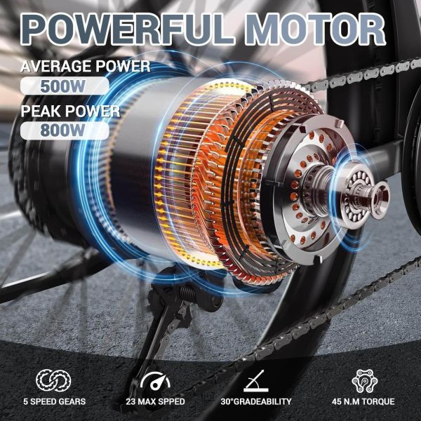 EU Stock Smart Sensor 48v 7 Speed Commuter E-Bike 48v Brushless Motor City Electric Bicycle for Adults From China