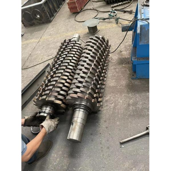 Stable Operation Plastic Bottle Waste Wood Recycling Big Double Shaft Shredder Machine