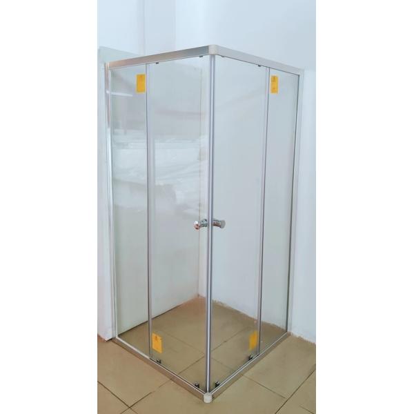 Алюминиевые душевые двери с квадратным углом и порошковым покрытием