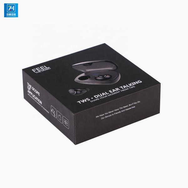 Glossy Lamination Headset Earphone TWS 1000gsm Cardbard Box