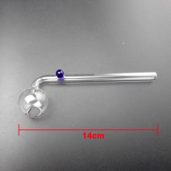 Various Colored Scientific Glass Smoking Pipe Multi Design OEM/ODM Available