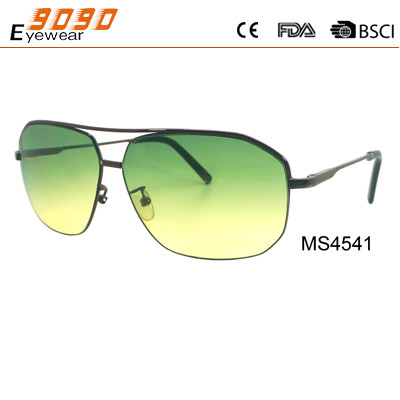Hot Sale Mirrored Metal Sunglasses , UV 400 protection lens,suitable for men and women