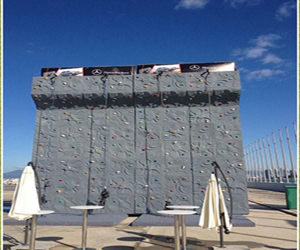 ODM Playground Equipment Rock Climbing Wall , Fiberglass Climbing Wall Panels