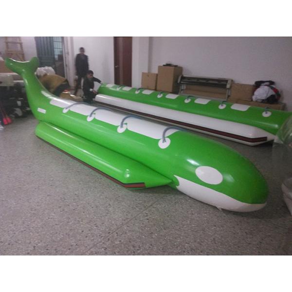 White Black Banana Boat Towable 0.40mm Or Customized Thickness