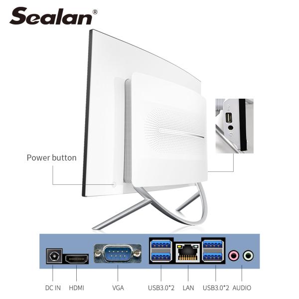 27 дюймов изогнул hd   Экран 1920*1080   ssd 240g 480g все штосселя 8g 16g ядра i5 i7 в одном компьютере