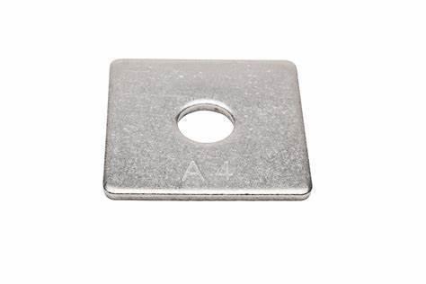 Estilos de lavadoras de aço Custom Din436 M12 M14 M16 M18 M20 Lavadoras quadradas galvanizadas de aço inoxidável