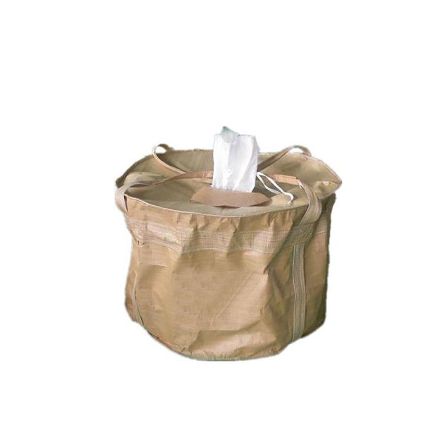 1 Ton 1.5 Ton Jumbo Bulk Bags 1000KG 2000KG Circular Type For Cement Lime Sand
