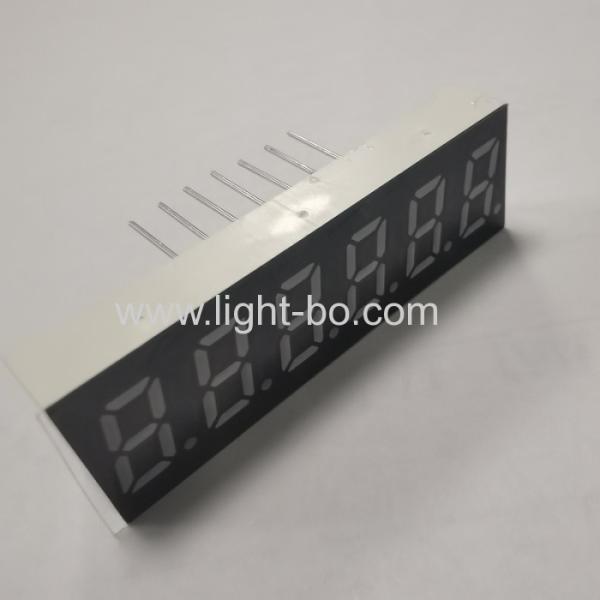 Green Small Size 6 Digit 7 Segment LED Display Common Cathode for Frequency Converter