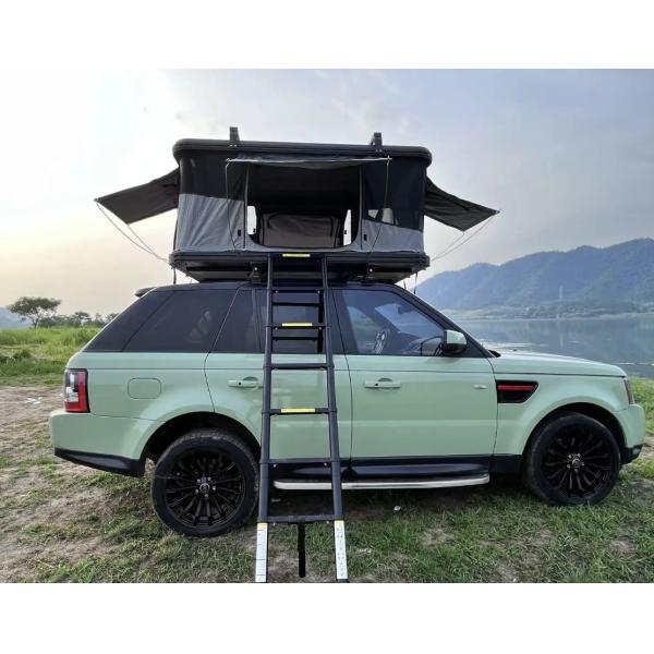Spacious Outdoor Rooftop Tent with Windows and LED Light