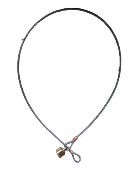 3Diámetro de.2 mm Alta resistencia para el descenso del pared Ojo suave Ojo de acero cuerda de alambre Sling