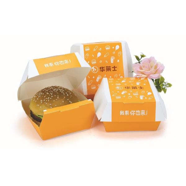 Disposable Fast Food Packaging Box Take Out Lunch Boxes Waterproof Kraft Paper Food Containers