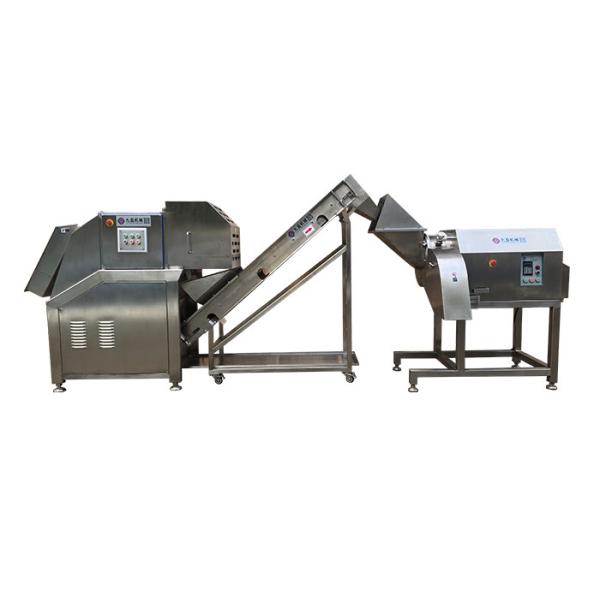 2000KG/H Industrial Meat Processing Machine Frozen Meat Cube Cutter