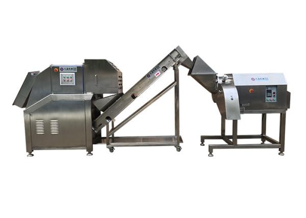 2000KG/H Industrial Meat Processing Machine Frozen Meat Cube Cutter