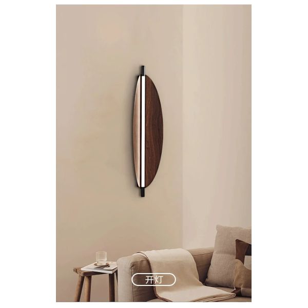 Bedside Stairway Corridor LED Light Long Strip Japanese Wood Grain wall lamp (WH-VR-137)