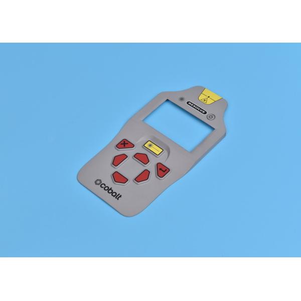 Custom Shape Rubber Membrane Switch For Backlight Application / Automotive
