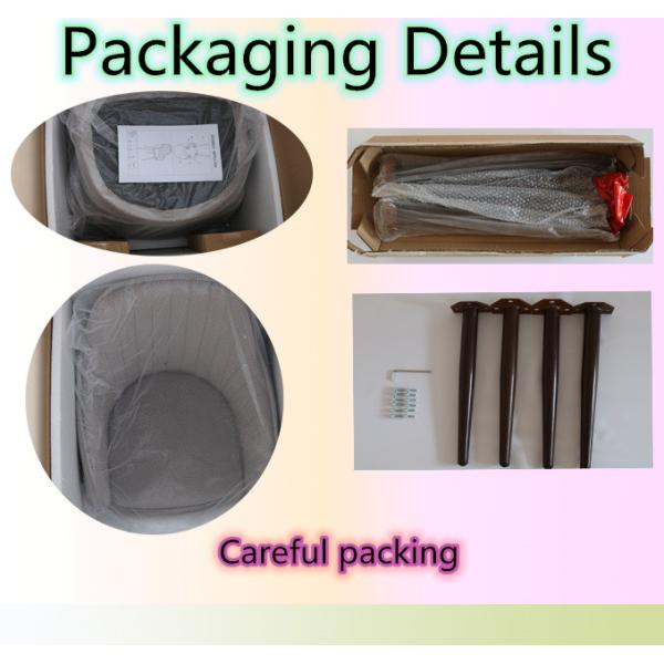 Dining Fabric Accent Chair Velvet With Wood Grain Heat Transfer Printing